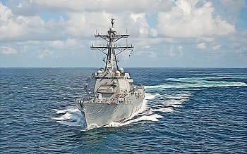 USS John Finn, , vector art, DDG-113, destroyer, United States Navy, US army, abstract ships, battleship, US Navy, Arleigh Burke-class, USS John Finn DDG-113 HD wallpaper