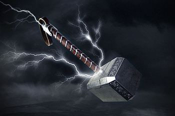 Thor with Mjolnir, Hammer , Asgardian power, Godly weapon HD wallpaper