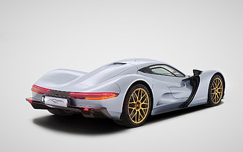 Aspark Owl, exterior, rear view, electric hypercar, all-electric sports car, gray Aspark Owl, hypercars, Aspark HD wallpaper