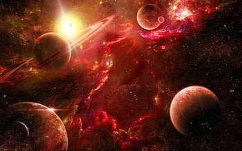 Space Frontier Stardust Sanctuary HD wallpaper