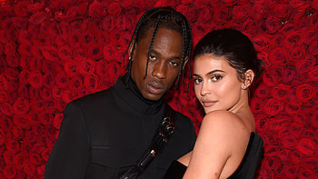 Kylie Jenner, Travis Scott, Celebrity couple, Stylish HD wallpaper