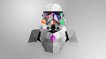 Stormtrooper Abstract Art, stormtrooper, star-wars, artist, artwork, digital-art, abstract HD wallpaper