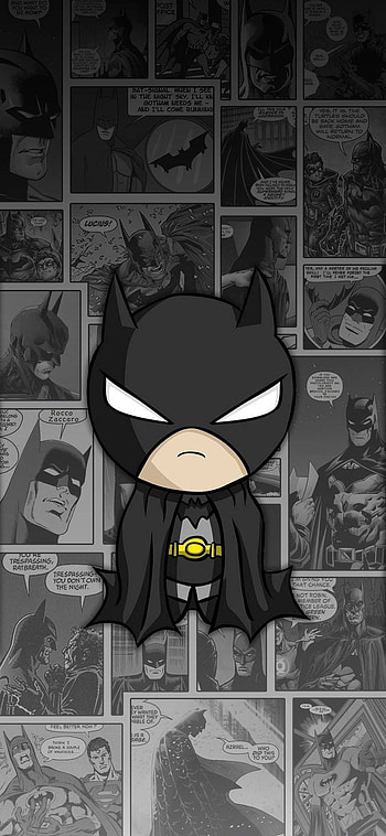 Cute Batman Cartoon, Batman Chibi HD phone wallpaper