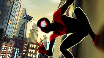 Miles Morales In Avengers Universe, spiderman, superheroes, artwork, behance HD wallpaper