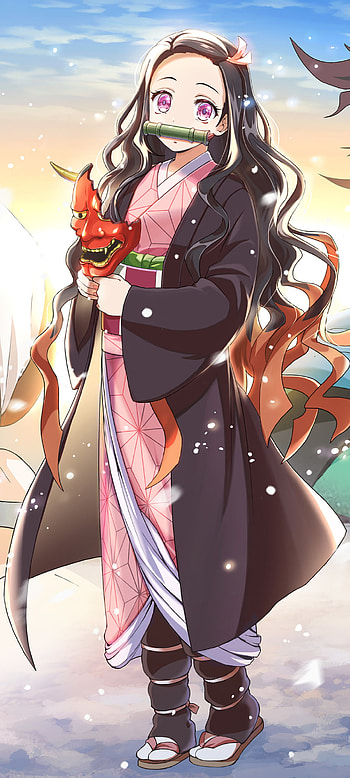 Nezuko Kamado, Anime, Demon Slayer: Kimetsu no Yaiba HD phone wallpaper