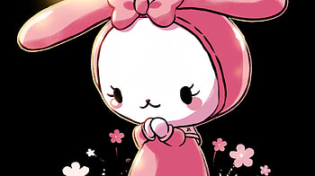 My Melody - Sanrio Character Background, My Melody (Onegai My Melody), sanrio, cute character, cartoon HD wallpaper