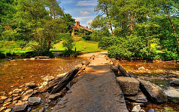 Exmoor, England, Exmoor, nature, lake, park HD wallpaper