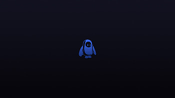Fall Guys Minimal Blue, fall-guys, games, ps4-games, pc-games, 2023-games, minimalism, minimalist, deviantart HD wallpaper