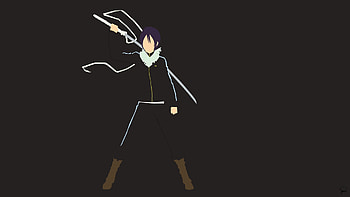 Yato (Noragami) Minimalist by on DeviantArt HD wallpaper