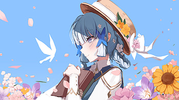 Kamisato Ayaka, Kamisato Ayaka (Genshin Impact), video game, Genshin Impact HD wallpaper