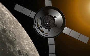Orion spacecraft, Futuristic design, Space adventure, Interstellar travel HD wallpaper