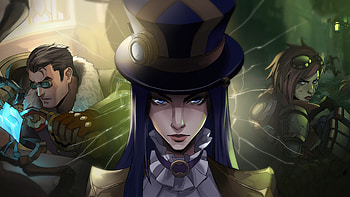 Caitlyn, Jayce, Vi, Arcane: League of Legends HD wallpaper