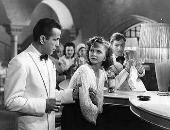 Madeleine Lebeau and Humphrey Bogart, Casablanca HD wallpaper
