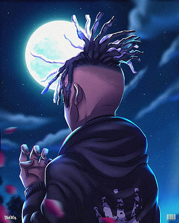 Cartoon XXXTentacion Anime, XXXTentacion Blue HD phone wallpaper