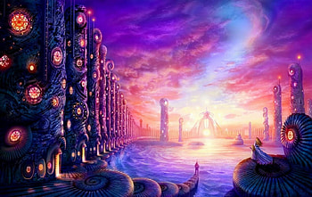 Dream Place, place, cg, fantasy, art, dream HD wallpaper