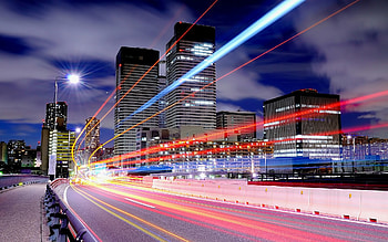 Landscape, Cities, Night HD wallpaper
