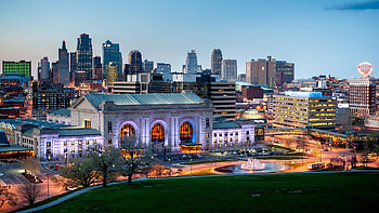 Kansas City Skyline, Medical marijuana card, Elevate Holistics, MO HD wallpaper