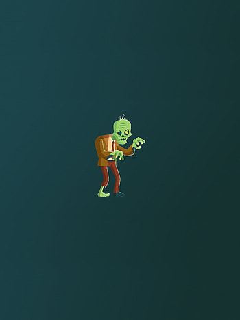 Zombie, Frankenstein, art, minimal HD phone wallpaper