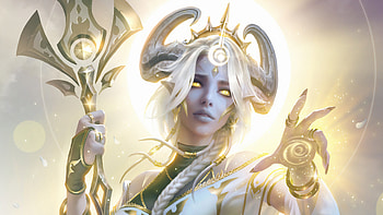 The Pride Of Gold Queen, fantasy-girls, queen, artist, artwork, digital-art HD wallpaper
