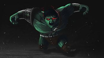 Hulk Angry , hulk, superheroes, artist, artwork, digital-art, artstation HD wallpaper