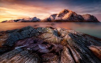 Beautiful Scenery, sea, nature, water, rocks HD wallpaper