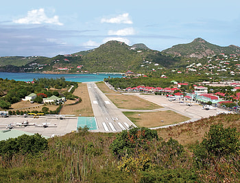 Challenging airports, Saint Barthelemy, Adventurous landings, Air travel HD wallpaper