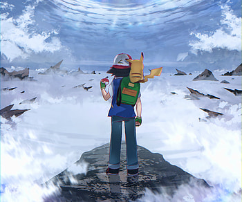 Ash Ketchum's Epic Journey: Pokémon Red & Blue Adventure, Ash Ketchum, video game, Pokemon: Red and Blue HD wallpaper