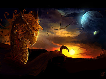 Dragon, Fantasy HD wallpaper
