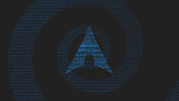 Arch Linux Minimalism , arch-linux, ubuntu, logo, computer, linux HD wallpaper