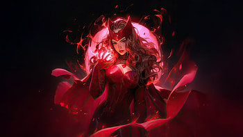 Scarlet Witch Save The Universe, scarlet-witch, superheroes, artwork, digital-art, ai HD wallpaper