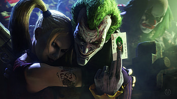 Injustice, Harley Quinn and Joker HD wallpaper