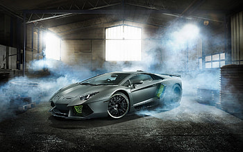 Lamborghini Aventador , lamborghini, lamborghini-aventador, concept, cars, racing, smoke HD wallpaper