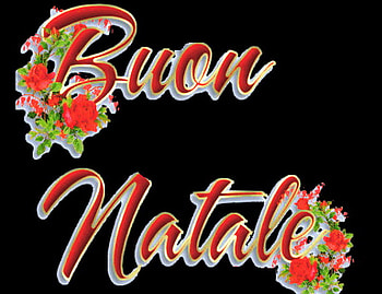 Buon Natale, greeting, black, christmas, green, red HD wallpaper
