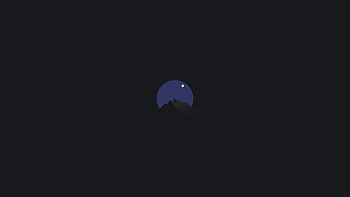 Minimalism Circle Mountains And Moon , mountains, moon, artist, artwork, digital-art, minimalism, minimalist HD wallpaper