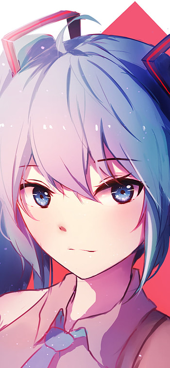 Hatsune miku, blue eyes, blue hair, Hatsune Miku, Anime, Vocaloid HD phone wallpaper