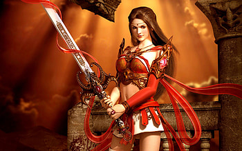 Fantasy Women Warriors HD wallpaper