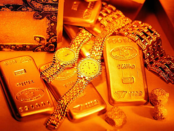 Objects, Gold HD wallpaper