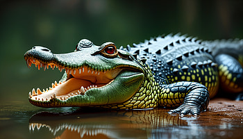 Stunning Crocodile in Ultra, crocodile, reptile, Wildlife, nature, amphibian HD wallpaper