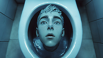 Skibidi Toilet : A Surreal Bathroom Perspective, skibidi toilet, surreal, bathroom, sculpture, portrait HD wallpaper