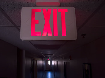 Is this the way out, hall, door, entertainment, exit HD wallpaper