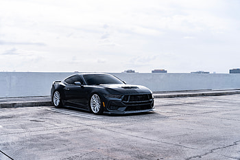 Black Ford Mustang Modified 10k, ford-mustang, ford, cars HD wallpaper