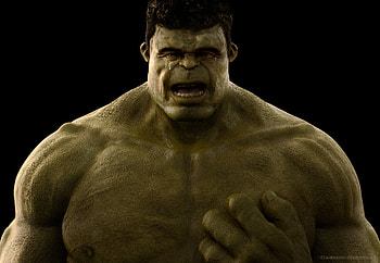 Crying Hulk, hulk, superheroes, behance, sad, crying HD wallpaper