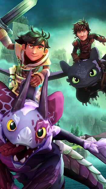 DreamWorks movies, DreamWorks Dragons, Dawn of New Riders, Sony Xperia HD phone wallpaper