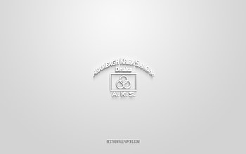 Arambagh KS, creative 3D logo, white background, Bangladesh Premier League, 3d emblem, Bangladeshi football club, Bangladesh, 3d art, football, Arambagh KS 3d logo HD wallpaper