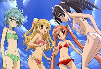 day at the beach, breasts, cute, nice, beach HD wallpaper