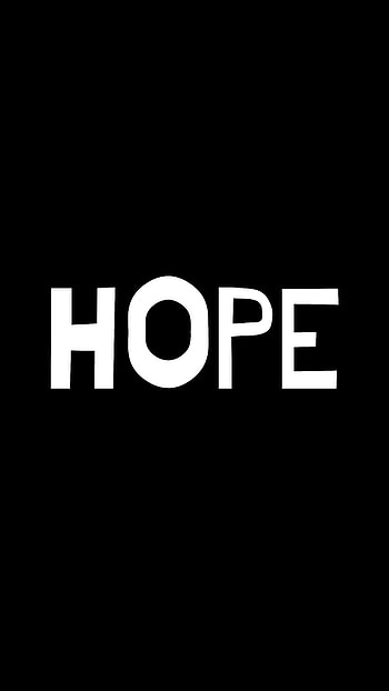 Hope, Words, Minimalism, Inscription, Text, Word HD phone wallpaper