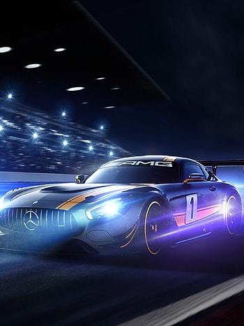Mercedes AMG GT R, Gran Turismo 7 HD phone wallpaper