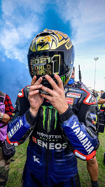 Fabio Quartararo, MotoGP, World Champion HD phone wallpaper