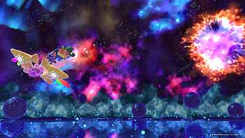 Kirby Cosmic Adventure : A Stellar Journey Through Vibrant Space, Kirby HD wallpaper