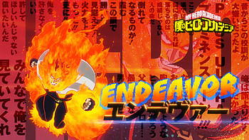 Endeavor, Anime, My Hero Academia, Endeavor (Boku no Hero Academia) HD wallpaper